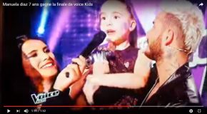 Manuela Diaz gagne le concours de The Voice Kids