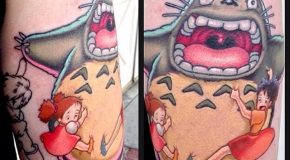 Les personnages du studio Ghibli dans de superbes tatouages