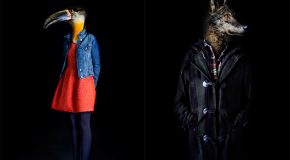 Les animaux sauvages avec des tenues de mode, imaginés par Miguel Vallinas