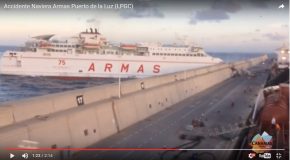 Un ferry percute un quai et s’arrête enfin, après l’accident!