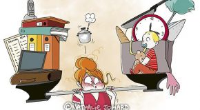 La vie de maman illustrée par la Française Nathalie Jomard
