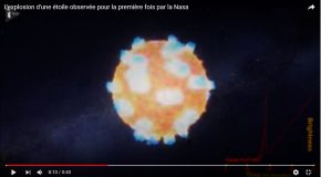 L’explosion d’une étoile, un moment rare observé par la NASA