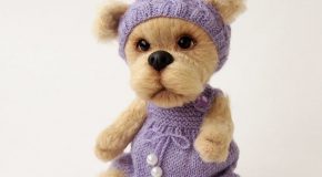 Une tricoteuse Russe réalise les plus splendides des peluches de Noël