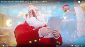 Adorable publicité de Noël pour les magasins Suisses Manor