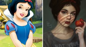 Les personnages de dessins animés et de vidéo relookés dans un style plus réel