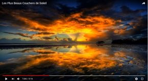 Le coucher du soleil avec les plus belles prises dans le monde