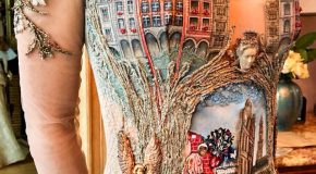 Une styliste Française crée les plus splendides des robes de soirée