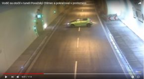 Un fou du volant fait demi-tour dans un tunnel comme si c’était normal!