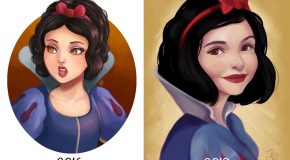 Elle dessine les princesses Disney à 2 ans d’intervalle pour voir si elle s’est améliorée