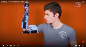 A 18 ans, il construit sa prothèse de bras en brique LEGO