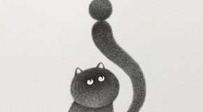 Un artiste Malaisien dessine de très beaux chats avec de l’encre