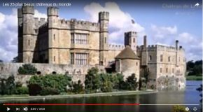 Tour du monde des plus beaux châteaux, plus jolie musique!