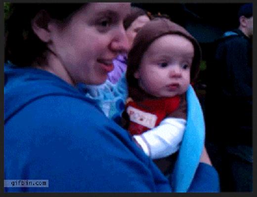 Quand un bébé n’aime ou n’aime pas quelque chose, il le fait savoir avec une grimace