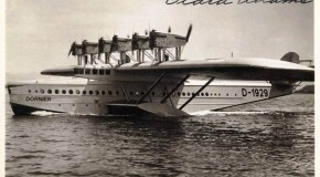 Clara Adams la première femme à prendre un vol sur un hydravion civile allemand