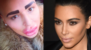 Un fan de Kim Kardashian qui perd la tête en dépensant une fortune pour essayer de lui ressembler. Quel gâchis.